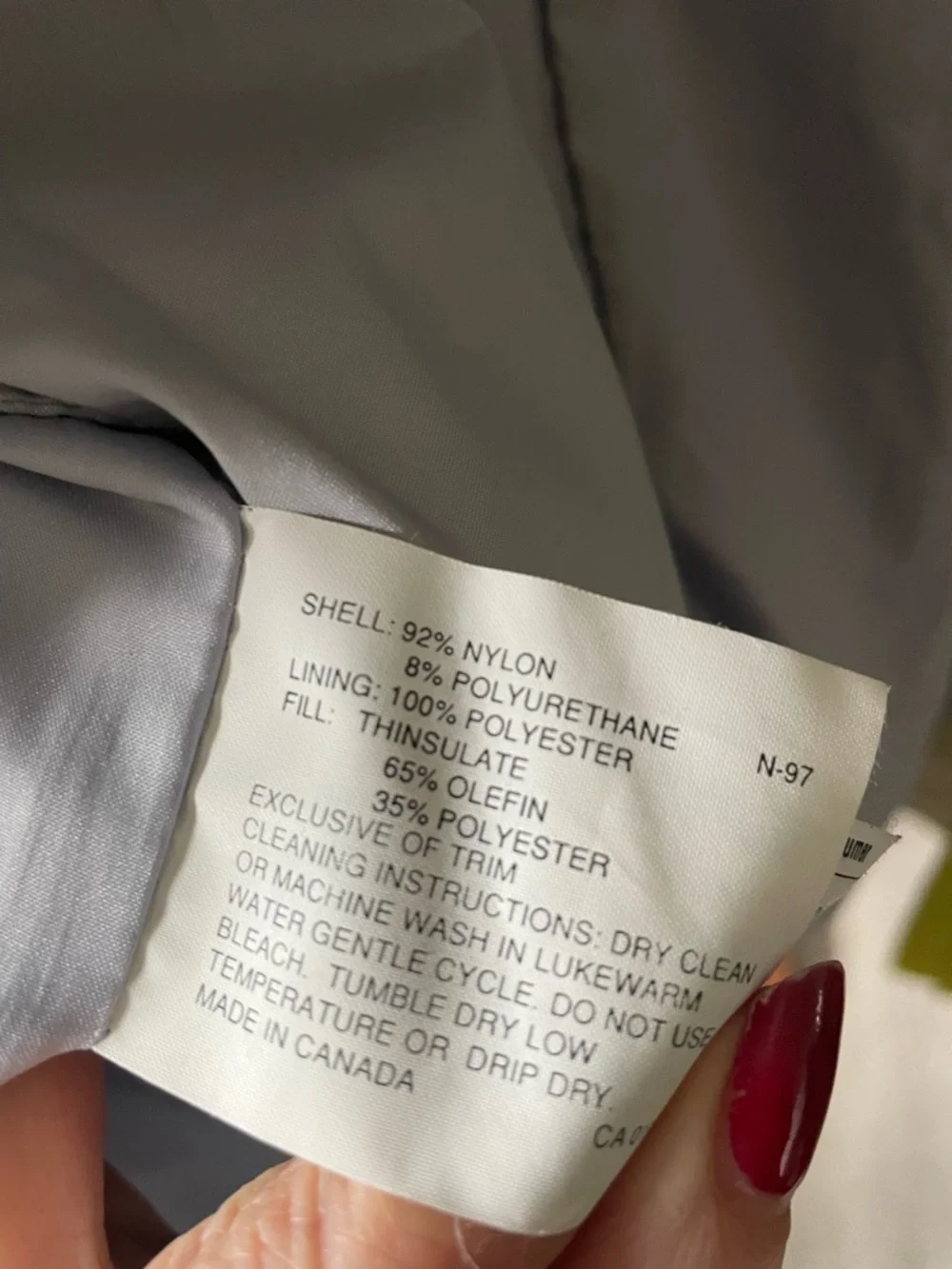 90s Vintage Jones Vancouver Canada Longline Parka Jacket Lime Green Retro Ski - Picture 10 of 11